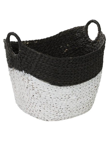 Cesta Decorativa Grande Deco 79 de Hierba Marina Negra 56x43x48cm Cesta Decorativa Grande Deco 79 de Hierba Marina Negra 56x43x48cm