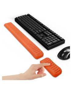 Reposap Muñeca Ergonómico COUKASO Naranja Hermes - Espuma Viscoelástica