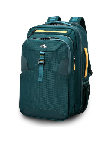 Mochila con Ruedas Convertible 3 en 1 High Sierra Verde/Amarillo