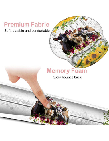 Juego de Reposamuñecas y Alfombrilla Ergonómica BFRKXOCK