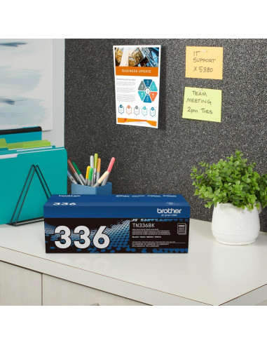 Cartucho de Tóner Brother TN-336BK Negro Alta Capacidad 4000 Páginas