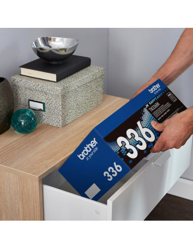 Cartucho de Tóner Brother TN-336BK Negro Alta Capacidad 4000 Páginas