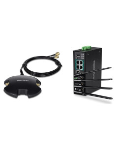 Base de Montaje Magnética Doble Antena + Router PoE+ AC1200 TRENDnet