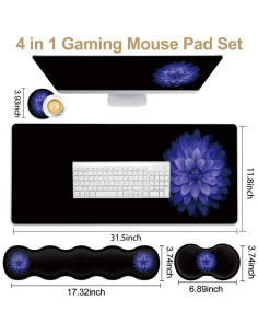 Juego de Alfombrillas Ergonómicas JVGFYNKL - Tapete 80x30cm 2