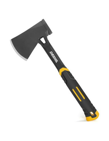 Hacha de Camping DESHIL 14" (35.56 cm) Acero Carbono Fibra Vidrio