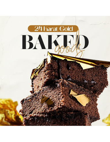 Hojas de Oro Comestible BeePoint 24K 10 Pcs 8x8 cm