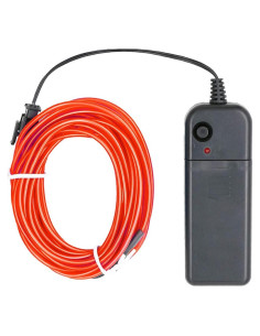 Luz de Neón LED Searik 5m Naranja con Controlador de Batería