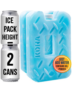 Paquete de Hielo Reutilizable Kona Azul - 2 Unidades 0.91 kg 2
