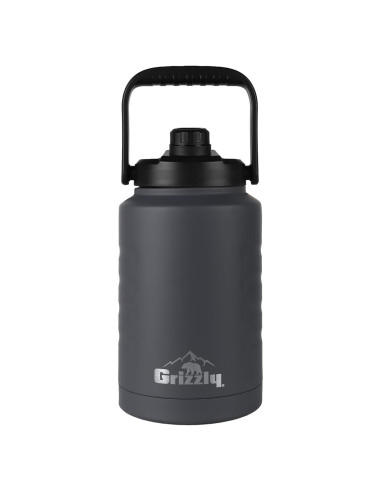 Botella de Agua Grizzly 128 oz Acero Inoxidable Aislada