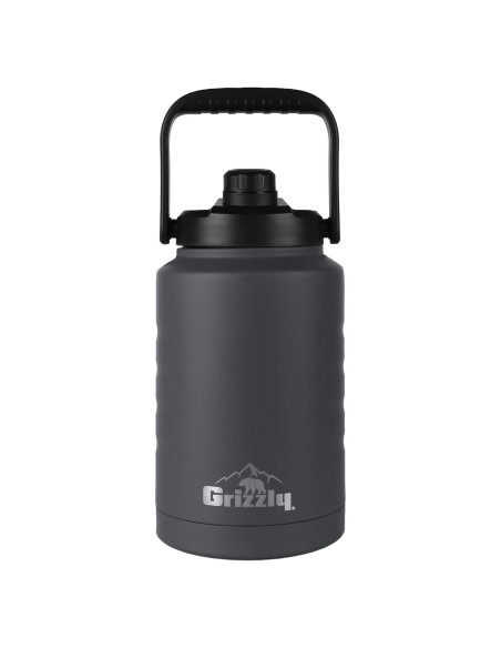 Botella de Agua Grizzly 128 oz Acero Inoxidable Aislada