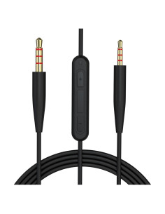 Cable Auxiliar de Audio Hizsoaor 3.5mm a 2.5mm con Micrófono