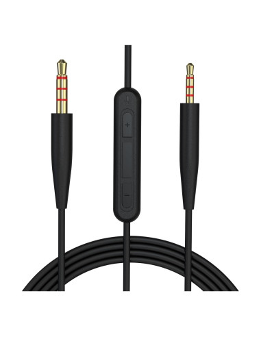 Cable Auxiliar de Audio Hizsoaor 3.5mm a 2.5mm con Micrófono