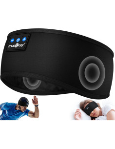 Auriculares Banda para la Cabeza Bluetooth MUSICOZY 2 Pcs 2