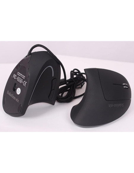 Ratón Vertical Ergonómico Soke-Six USB 3200 DPI Ajustable