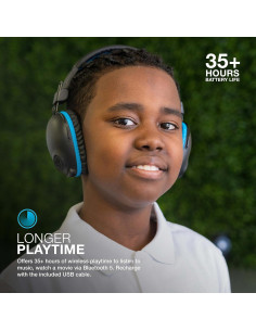 Auriculares Inalámbricos JLab JBuddies Pro Niños Azul 2