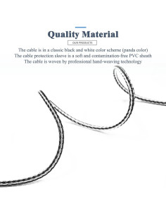 Cable de Reemplazo GUCraftsman 7N Cobre/Plata 1.8m 2.5mm para Focal Utopia 2