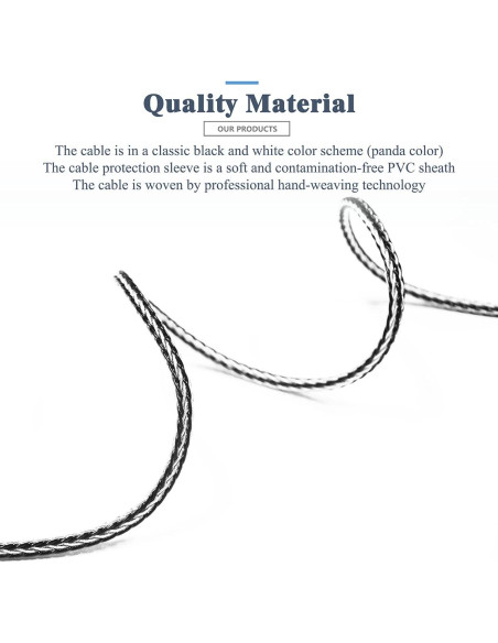 Cable de Reemplazo GUCraftsman 7N Cobre/Plata 1.8m 2.5mm para Focal Utopia