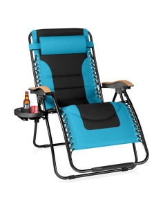 Silla de Gravedad Cero Acolchada Sophia & William Aqua 181 kg