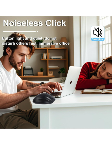 Ratón Inalámbrico Ergonómico CHUYI Vertical Bluetooth 5.2 Ratón Inalámbrico Ergonómico CHUYI Vertical Bluetooth 5.2