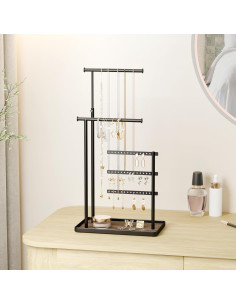 Soporte de Joyería Ajustable Jockcaras Negro 44.5 cm 2