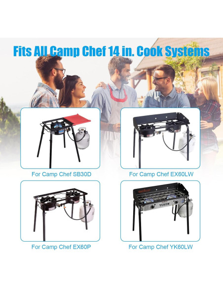 Caja de Parrilla BBQ Deluxe Camp Chef 14" para Exterior