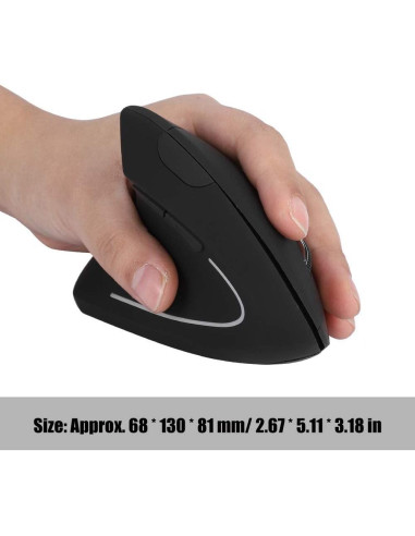 Ratón Inalámbrico Ergonómico Vertical para Zurdos 2.4 GHz