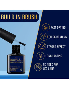 Pegamento para Uñas VALITIC 9.76 ml - Secado Rápido y Fortalecedor 2