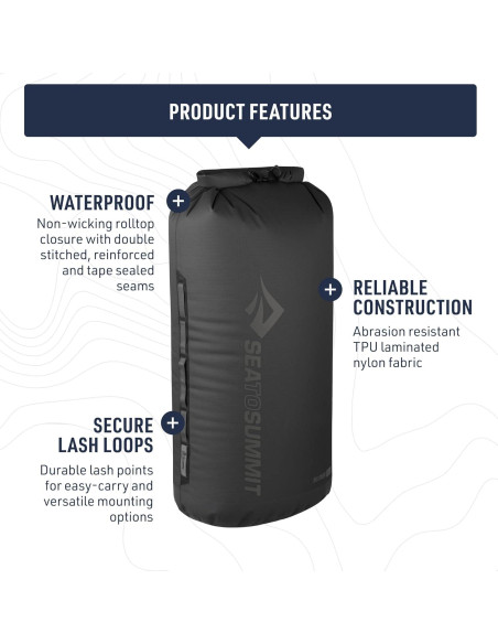 Bolsa Impermeable Big River 5L Sea to Summit Marrón