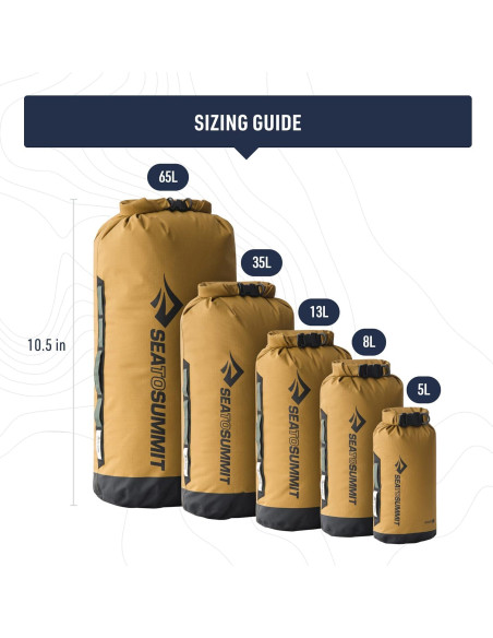 Bolsa Impermeable Big River 5L Sea to Summit Marrón