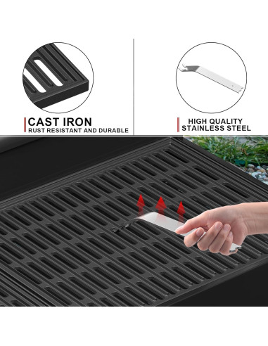 Caja de Parrilla BBQ Soldbbq para Camp Chef 14" de Gas