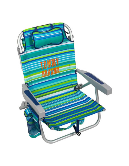 Silla de Playa Tommy Bahama Deluxe 5 Posiciones Verde
