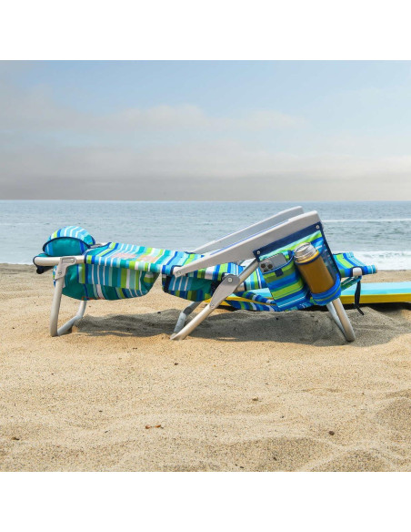 Silla de Playa Tommy Bahama Deluxe 5 Posiciones Verde