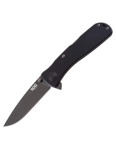 Cuchillo Plegable SOG Twitch II 5.08cm Acero AUS-8 Negro