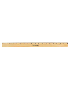 Regla de Madera Biselada Westcott 05018 45.72 cm