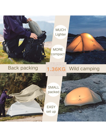 Tienda Ultraligera Windhike Cloud Up Pro 1 Persona Verde