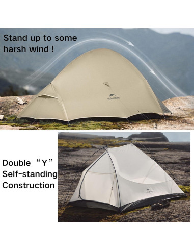 Tienda Ultraligera Windhike Cloud Up Pro 1 Persona Verde