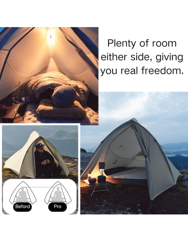 Tienda Ultraligera Windhike Cloud Up Pro 1 Persona Verde