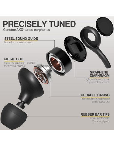 Auriculares Samsung AKG USB Tipo C in-Ear con Micrófono