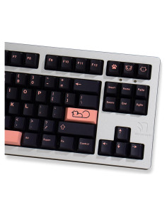 Juego de Teclas PBT Dye Sub 129 Teclas Cherry Gato Rosa