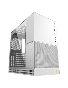 Caja de PC Futuro Geométrico M4 Rey Arturo Blanco E-ATX