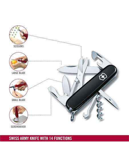 Cuchillo Suizo Victorinox Climber 14 Funciones Negro