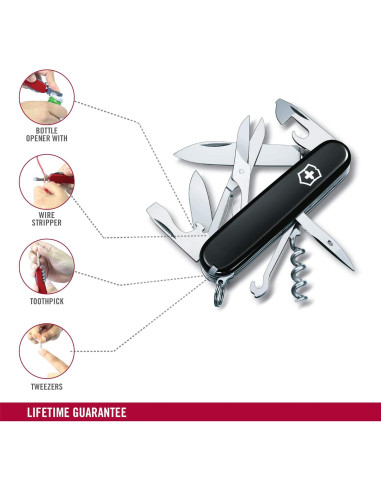 Cuchillo Suizo Victorinox Climber 14 Funciones Negro