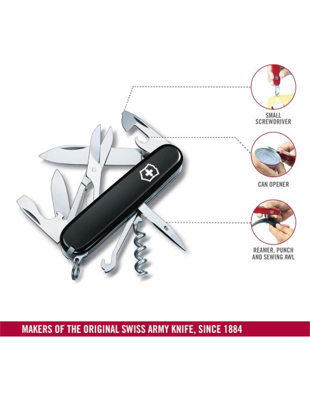 Cuchillo Suizo Victorinox Climber 14 Funciones Negro