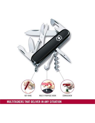 Cuchillo Suizo Victorinox Climber 14 Funciones Negro