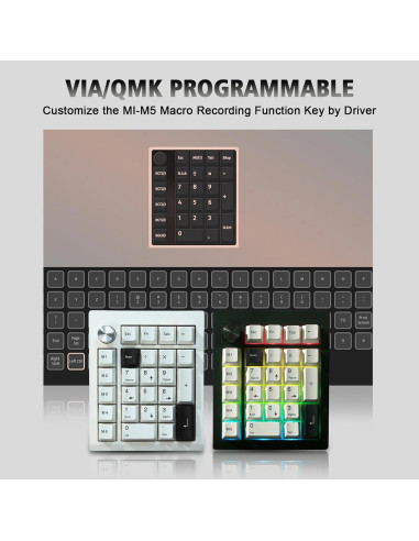 Teclado Numérico Mecánico GMK26 - Programable VIA/QMK, RGB