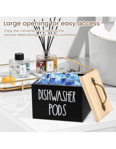 Soporte para Cápsulas de Lavavajillas LYIYEYAN 14x13x11cm