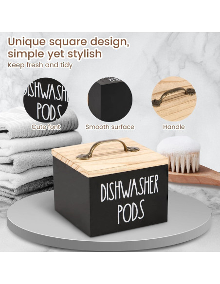 Soporte para Cápsulas de Lavavajillas LYIYEYAN 14x13x11cm