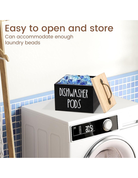 Soporte para Cápsulas de Lavavajillas LYIYEYAN 14x13x11cm