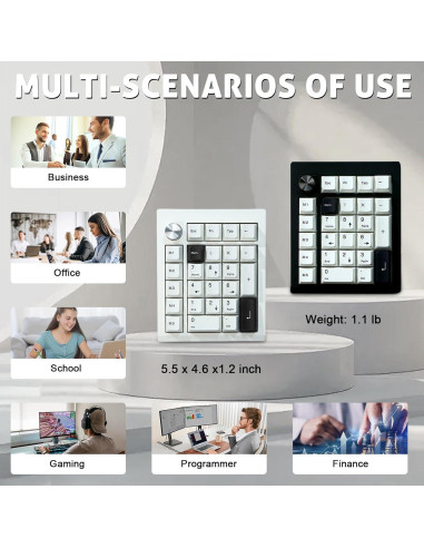 Teclado Numérico Mecánico GMK26 - Programable VIA/QMK, RGB