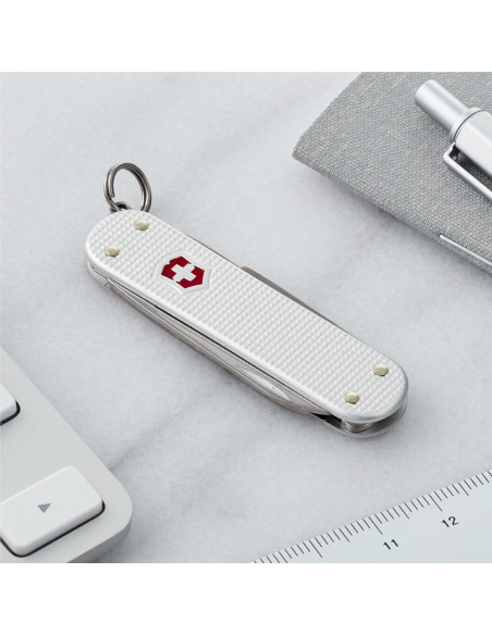 Cuchillo de bolsillo Victorinox Classic SD Alox Plateado 5 funciones